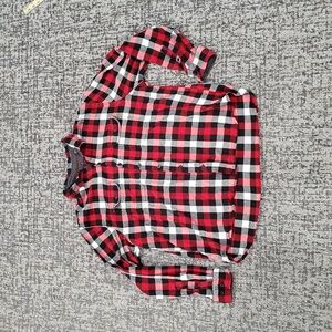 Woolrich Red and Black Plaid Shirt